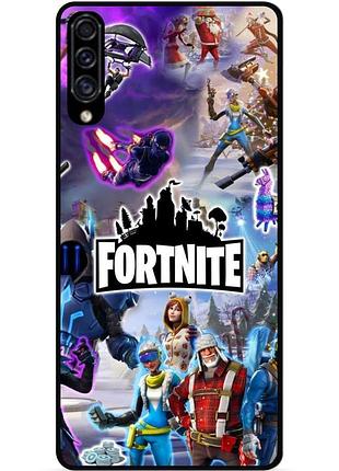 Силиконовый чехол бампер для samsung a30s игра fortnite фортнайт