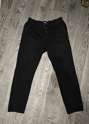 Черные брюки tapered extra high rise 32