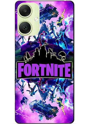Силіконовий чохол бампер для samsung a06 з малюнком fortnite marvel фортнайт марвел
