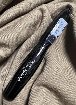 Туш alverde false lashes чорна 11мл - нова, запечатана