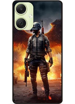 Силиконовый чехол бампер для samsung a06 пабг puвg