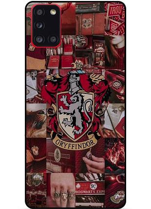 Силиконовый бампер чехол для samsung m31 с рисунком гриффиндор gryffindor гарри поттер harry potter