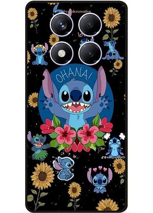 Силіконовий бампер чохол для xiaomi redmi note 14 pro з малюнком stitch стіч