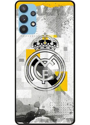 Чехол силиконовый бампер для samsung a32 с рисунком real madrid реал мадрид