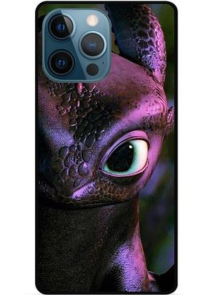 Силіконовий чохол бампер для iphone 12 pro max з малюнком как приручить дракона