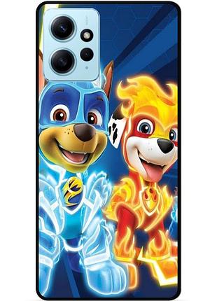 Силиконовый чехол для xiaomi redmi note 12 с рисунком щенячий патруль