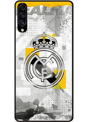 Силіконовий чохол бампер для samsung a30s з малюнком real madrid реал мадрид