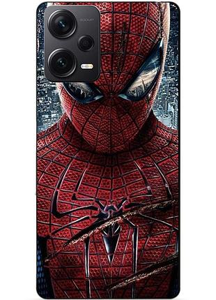Силіконовий чохол бампер для xiaomi redmi note 12 5g людина-павук spider man