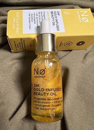 Nø cosmetics 24k gold‐infused beauty oil
