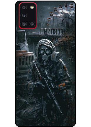 Чехол силиконовый бампер для samsung m51 с картинкой stalker сталкер