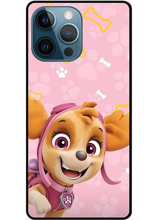 Чехол силиконовый для iphone 11 pro max с рисунком скай щенячий патруль