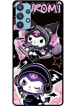 Силиконовый чехол бампер для samsung a52 с картинкой kuromi куроми
