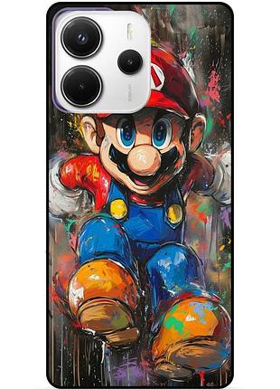 Силіконовий бампер чохол для xiaomi redmi note 14 5g з малюнком марио marvel mario