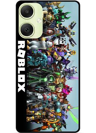 Силіконовий чохол бампер для samsung a06 з малюнком roblox роблокс