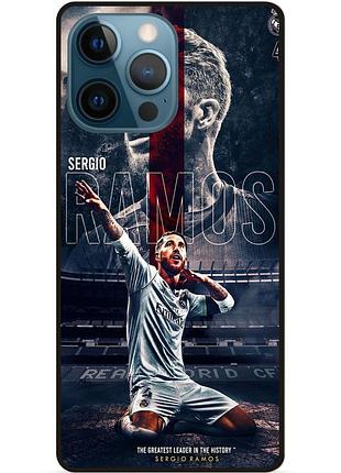 Силіконовий чохол бампер для iphone 13 pro max з малюнком sergio ramos серхио рамос