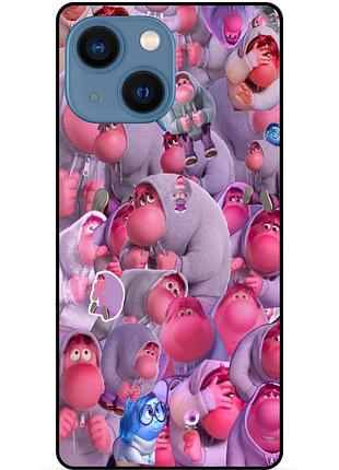 Силіконовий чохол бампер для iphone 13 mini з малюнком головоломка