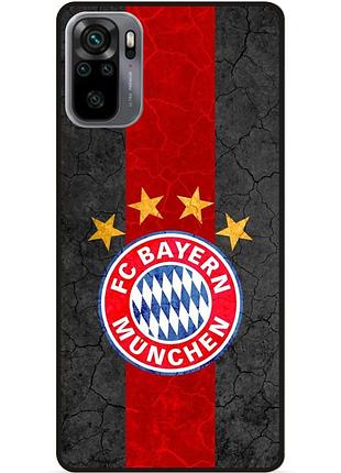 Силіконовий чохол бампер для xiaomi redmi note 10 з малюнком бавария мюнхен bayern
