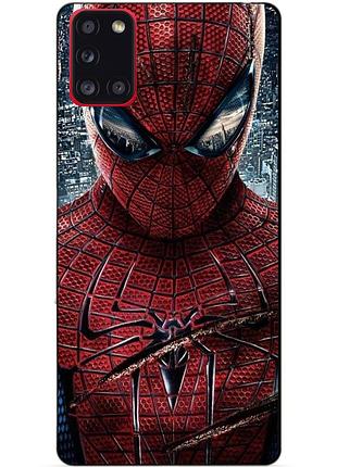 Силиконовый бампер чехол для samsung m51 человек паук spider man