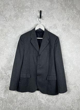 Чоловічий піджак polo by ralph lauren, сірий, шерстяний, original