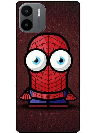 Силиконовый бампер чехол для xiaomi redmi a2 с рисунком миньон человек паук spider man