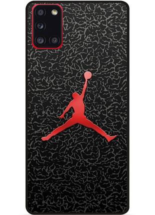 Силіконовий чохол бампер для samsung a21s з малюнком jordan джордан