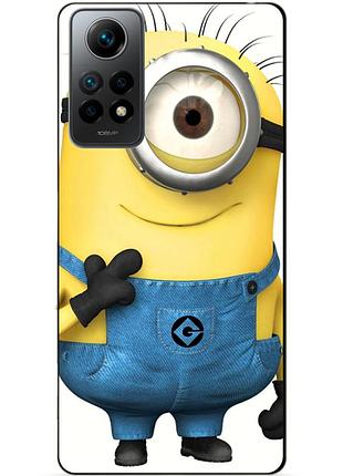 Силиконовый бампер чехол для xiaomi redmi note 11s с рисунком миньон кевин minion