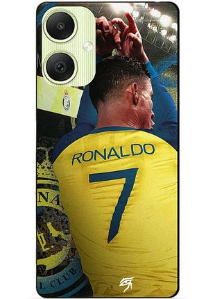 Силіконовий чохол бампер для samsung a06 з малюнком ronaldo аль наср роналдо