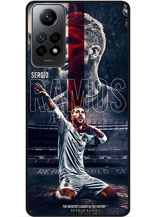 Силіконовий чохол бампер для xiaomi redmi note 11 з малюнком sergio ramos серхио рамос