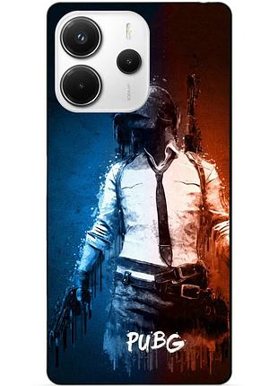 Силіконовий чохол бампер для xiaomi redmi note 14 5g з малюнком pubg пабг