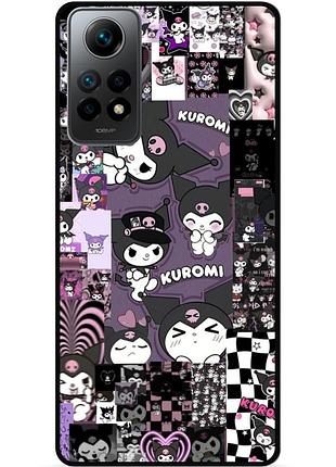 Чехол силиконовый бампер для xiaomi poco x4 pro 5g с картинкой kuromi куроми