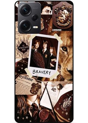 Силиконовый бампер чехол для xiaomi redmi note 12 pro 5g с картинкой гарри поттер harry potter