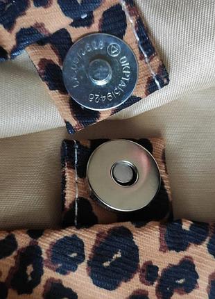 Сумка тканевая леопардовая 3