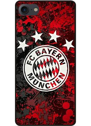 Чехол силиконовый бампер для iphone 8 plus с рисунком bayern бавария мюнхен