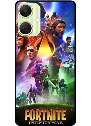 Силіконовий чохол бампер для samsung a06 з малюнком fortnite фортнайт