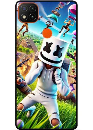 Силиконовый чехол бампер для infinix smart 6 с рисунком фортнайт fortnite