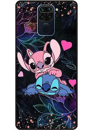 Силіконовий бампер чохол для xiaomi redmi note 9 з малюнком стіч stitch