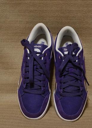Хорошенькие комбинированные кроссовки фиолетового цвета reebok англия 39 р.( 25,5 см.)3 фото