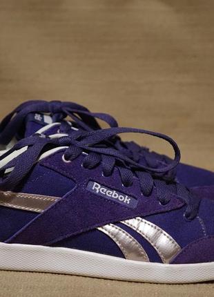 Гарненькі об'єднані кросівки фіолетового кольору reebok англія 39 р.( 25,5 див.)4 фото