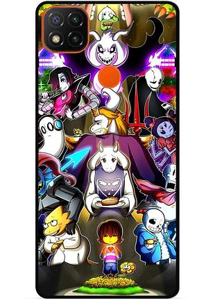 Силиконовый чехол бампер для zte blade 20 smart с рисунком андертейл undertale