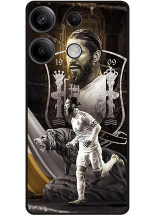 Чехол силиконовый бампер для huawei honor x6a с рисунком sergio ramos серхио рамос real