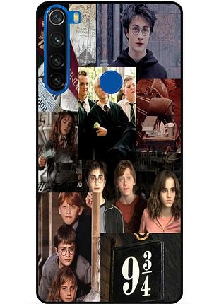 Силиконовый бампер чехол для xiaomi redmi note 8 с картинкой harry potter гарри поттер