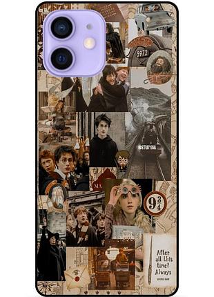 Силиконовый бампер чехол для iphone 12 mini harry potter гарри поттер