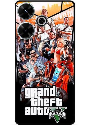 Силіконовий бампер чохол для tecno spark 10 з малюнком gta гта