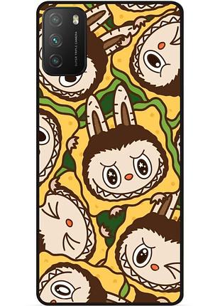Чехол силиконовый бампер для xiaomi poco m3 лабубу labubu