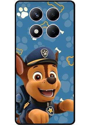 Силіконовий чохол бампер для xiaomi redmi note 14 pro 5g з малюнком щенячий патруль