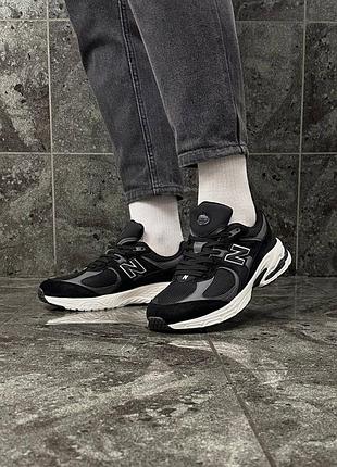 Розпродаж❗️кросівки new balance 2002r чорні останній розмір 41