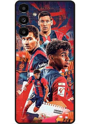Чехол силиконовый бампер для samsung m52 с рисунком ламин ямаль lamine yamal messi