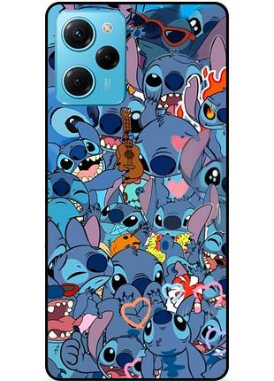 Силіконовий бампер чохол для xiaomi poco x5 pro 5g з картинкою стіч stitch