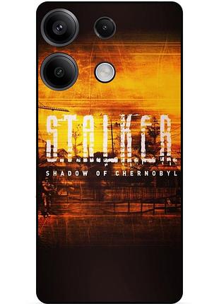 Чехол силиконовый бампер для huawei honor x8a с рисунком stalker сталкер