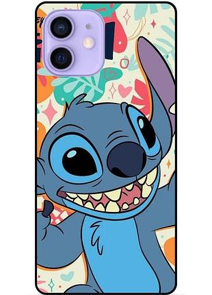 Силіконовий бампер чохол для iphone 11 з малюнком stitch стіч